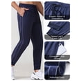 thumbnail image 3 of TFixol Pantalones deportivos para hombre con bolsillos y correas reflectantes para correr y entrenar, 3 of 8