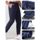 thumbnail image 3 of TFixol Pantalones deportivos para hombre con bolsillos y correas reflectantes para correr y entrenar, 3 of 8