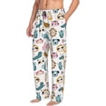 thumbnail image 3 of Kdxio Cartoon Animals Print Men's Sleep Pajama Pant Lounge Pants with Pockets, 3 of 8