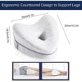 thumbnail image 2 of Knee Pillow For Side Sleepers, Leg Pillow Memory Foam Orthopedic Knee Pillow, 2 of 5