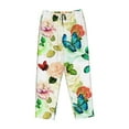 thumbnail image 4 of Kll Womens Floral Vintage Print Pajama Pants Soft Pajama Bottoms For Women Cozy Lounge Pants, 4 of 9