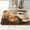 Coffee Cup Cookie, variant on Coffee Mat 19inx12in,Coffee Bar Mat for Countertops,Absorbent Hide Stain Anti-Slip Coffee Bar Accessories Fit Under Coffee Machine Mat,dish drying mats for kitchen