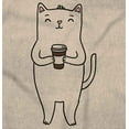 thumbnail image 2 of Caturday Coffee Cute Crazy Cat Lady Women's Graphic T Shirt Tees Brisco Brands S, 2 of 6