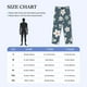 thumbnail image 4 of Balery Blue Flower Pantalones de pijama para hombre, pijama ultraligero, pantalón de descanso-Medium, 4 of 6