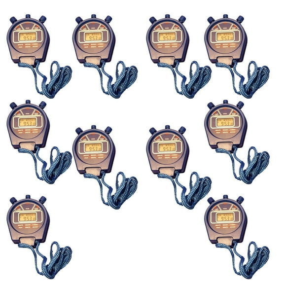 Stopwatch-24-Hour Digital Stopwatch Pack of 10