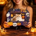 thumbnail image 7 of Halloween Decor Wooden Picture Frame Halloween Party Favors Classic Seasonal Pattern Photo Frame Desktop Decorative Frame For Indoor Household Tabletop, 7 of 7