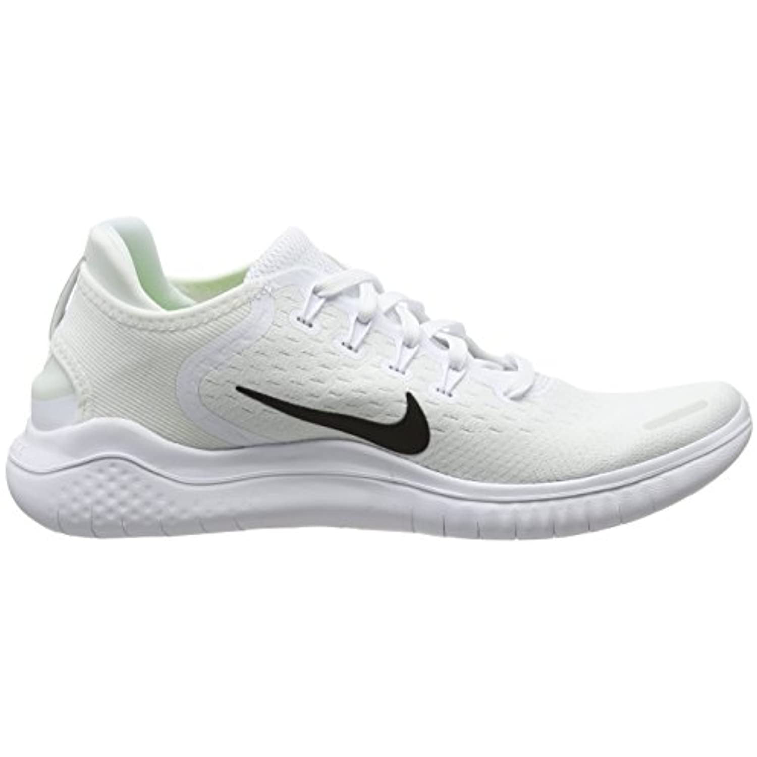 Bonito mezcla Dinkarville Nike Men's Free RN 2018 Running Shoe White/Black Size 8 M US - Walmart.com