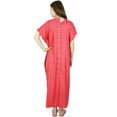 thumbnail image 6 of Bimba Maternity Hospital Kaftan With Belt Rayon Nursing Night Gown, Front & Back Buttons, 6 of 8