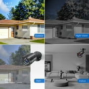 ZOSI H.265+ 1080p Home Security Camera System Indoor Outdoor, 5MP Lite CCTV DVR 8 Channel and 8 x 1080p Weatherproof Surveillance Bullet Dome Camera,NO HDD