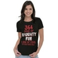 thumbnail image 3 of Christmas 364 Days Fun 1 Day of Coal Womens Slim Fit Graphic Tee Brisco Brands M, 3 of 5