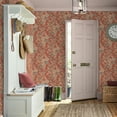 thumbnail image 2 of Laura Ashley Alyworth Trail Terracotta Wallpaper, 2 of 4