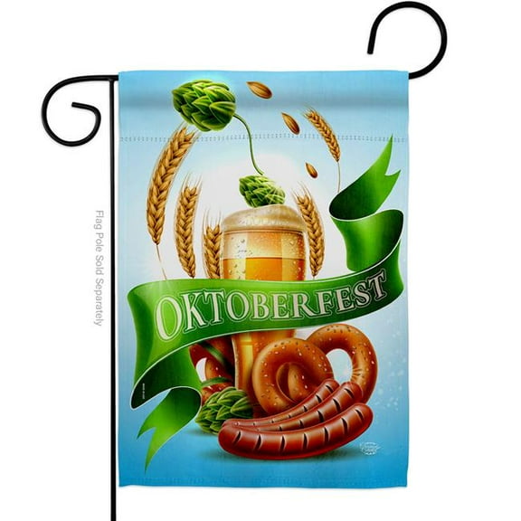Ornament Collection G192682-BO It Oktoberfest Beverages Beer 13 x 18.5 in. Double-Sided Decorative Vertical Garden Flags for House Decoration Banner Yard Gift