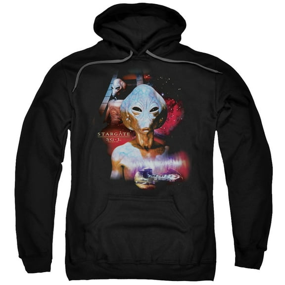 Sg1 The Asgard Adult Pullover Hoodie Sweatshirt Black