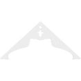 thumbnail image 2 of Ekena Millwork 72"W x 33"H x 1"P (11/12) Pitch Heath Architectural Grade PVC Gable Pediment, 2 of 5