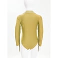 thumbnail image 3 of TiaoBug Justaucorps de Ballet à Manches Longues pour Garçons, Tenue de Danse Latine Jazz Moderne, Jaune 14, 3 of 7