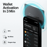 Tangem Wallet 2.0 Pack of 3 - محفظة تشفير آمنة - تخزين بارد موثوق به لعملات Bitcoin وEthereum وNFTs والمزيد من العملات المعدنية - محفظة أجهزة غير متصلة بالإنترنت بنسبة 100%