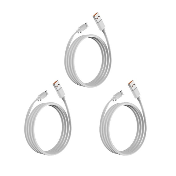 GJX 3Pcs 3.3FT USB C Cable,6A Super Fast Charging USB to USB C Cable,Premium TPE Material Type C Charger USB Cable for Phones