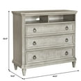 thumbnail image 7 of Home Meridian Linen Grace Media Chest With Natural Finish P123145, 7 of 7
