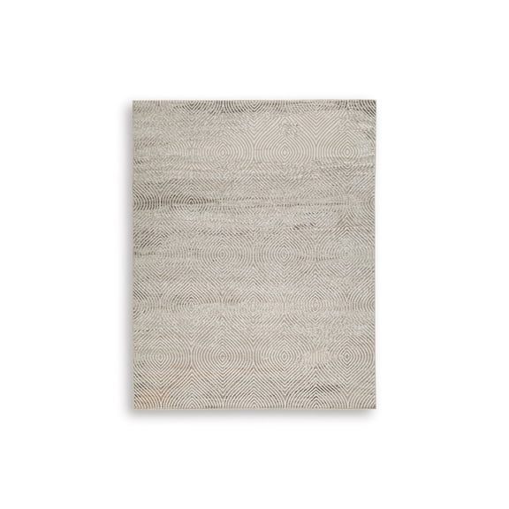 Signature Design by Ashley Bachus 8' x 10' Area Rug, Multicolored Neutral Trellis