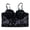 c01Black, variant on LNWUY Women's Lace Print Bustier Corset With Chest Pad, Underwire Spaghetti Strap Going Out Clubwear Party Tops Black 40