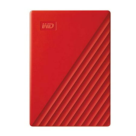 WD 4TB My Passport Portable External Hard Drive, Red - WDBPKJ0040BRD-WESN
