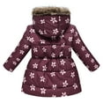 thumbnail image 3 of Ketyyh-chn99 Toddler Jackets for Girls Kids Outerwear Long Thick Coat for Girls with Insulated Body and Hood Warm Jacket for Play Size for 7-8 Years,Purple, 3 of 3