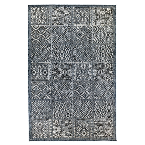 Liora Manne Carmel Patchwork Kilim Indoor/Outdoor Rug