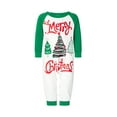 thumbnail image 2 of Nituyy Christmas Family Matching Pajama Red Holiday Pjs Sets Cotton Sleepwear, 2 of 10