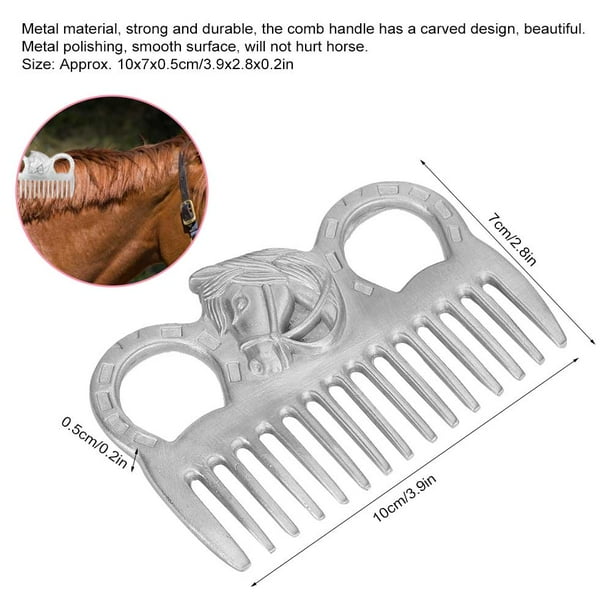Metal Polishing Horse Comb, Horse Cleaning Comb Metal Horse Comb, For