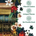 thumbnail image 3 of BenBen Jigsaw Puzzles for Adults 1000 Pieces, Vintage Books and Wildflower,26.63 in x 19.25 in, 3 of 9