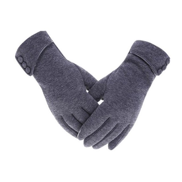 Guantes de invierno para mujer Guantes cálidos con pantalla táctil Guantes a prueba de viento para mujeres Niñas Uso de invierno