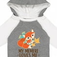 thumbnail image 4 of Inktastic My Memere Loves Me Fox Boys or Girls Long Sleeve Baby Bodysuit, 4 of 5