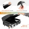 Sophia & William Propane Outdoor Barbecue, 3Burner Gas Griddle