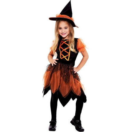 Pumpkin Patch Witch Child Halloween Costume - Walmart.com