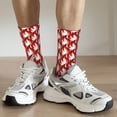 thumbnail image 5 of Goofa Fire Symbols Printed Men's Crew Socks, Soft Durable Breathable Moisture-Wicking with Odor Control Cotton socks, 5 of 9