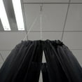 thumbnail image 7 of Efavormart 40FT Fire Retardant Black Sheer Voil Curtain Panel Backdrop - Premium Collection, 7 of 7