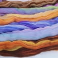 thumbnail image 2 of Hilo de lana sin hilar Fieltro con aguja mezcla de lana itinerante 100g Multicolor(100g-36), 2 of 4