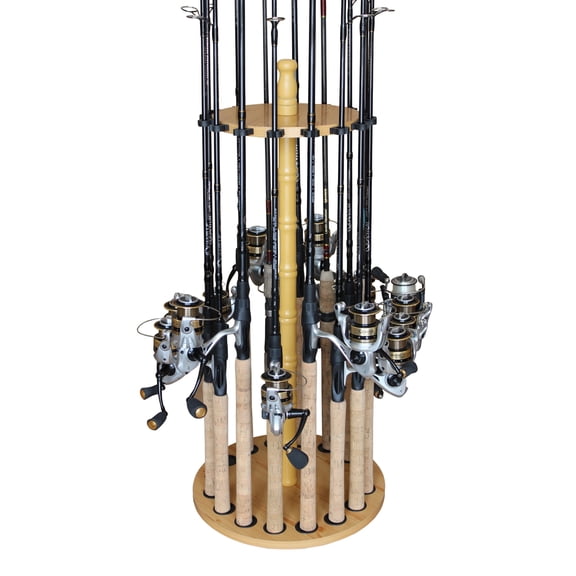 Rush Creek Creations Fishing Rod Round Rack 16 Rod Capacity