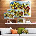 thumbnail image 3 of Lettrage et Fleurs Jaunes de Printemps - Impression sur Toile d'Art Floral, 3 of 4