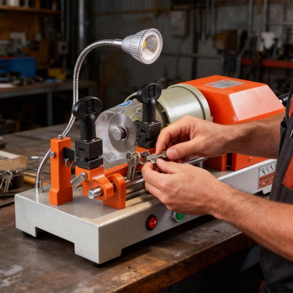 Key Duplicator Machine, 110V Cutting Duplicate Equipment, Cutter Machines for Cutting Metal Objects for Duplicating House Door Car