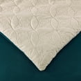 thumbnail image 6 of Chezmoi Collection Bernard 7-Piece Queen Bed in a Bag Comforter Set with Sheets, Lightweight Comforter Teal Beige Brown Patchwork Quilted Medallion Bedding Set for All Season, 6 of 9