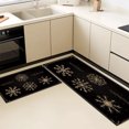 thumbnail image 5 of Kitchen Rugs Sets of 3 Non Slip Washable Kitchen Mats for Floor, Waterproof Kitchen Runner Rug, Floor Mat Carpet for Entryway, Laundry, Sink, Hallway, Bathroom, 5 of 10