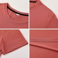 thumbnail image 4 of Afuyipoi Workout Shirts for Men Athletic Running Gym Quick Dry Short Sleeve Performance Moisture Wicking T Shirt Watermelon Red Size L, 4 of 9