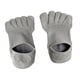 thumbnail image 3 of Calcetines de cinco dedos de algodón antideslizantes con puntera tobillera para correr en casa, informales, para adultos Gris, 3 of 9