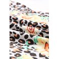 thumbnail image 4 of ABPHQTO Camiseta cruzada con estampado de girasol y leopardo para mujer, 4 of 5