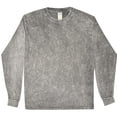 thumbnail image 2 of Colortone Vintage Mineral Wash Men Long Sleeve T-Shirts, 2 of 4
