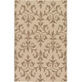 thumbnail image 1 of Unique Loom Botanical Collection Floral Vines Transitional Indoor and Outdoor Flatweave Area Rug, 5' 3" x 8', Beige/Brown, 1 of 2