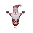 thumbnail image 4 of Papá Noel Inflable Yuyangstore Decoración Navidad 110 cm x 140 cm, 4 of 8