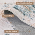 thumbnail image 5 of Modern Area Rug For Living Room Bedroom, Large Boho Floor Carpet With Non-Slip Backing For Indoor Office Dining Room, Abstract Home Deco Non-Shedding, Machine Washable Khaki Blue, 5 of 6