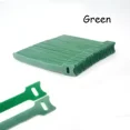 thumbnail image 1 of Ruban Auto-Adhésif de 15 cm à Crochet et Boucle, Réutilisable, en Nylon, pour Fixation d'Anneau en T, Ruban de Gestion des Câbles, Bricolage, Vert, 20 Pcs, 1 of 6